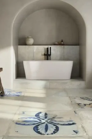 Nouvelle Collection Carrelage imitation terre cuite 90x90cm CASALE ECRU